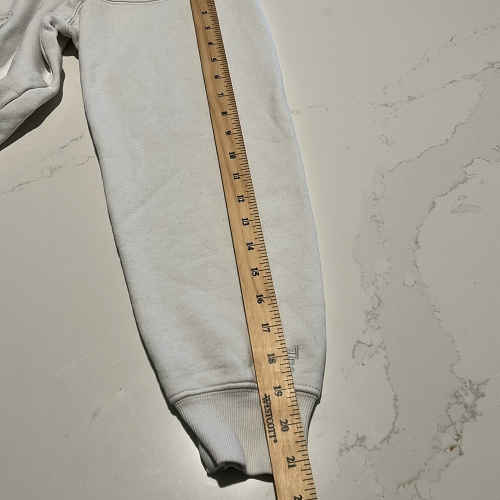 TNA White Cozy Fleece Hoodie Sz Small - Picture 9 of 9